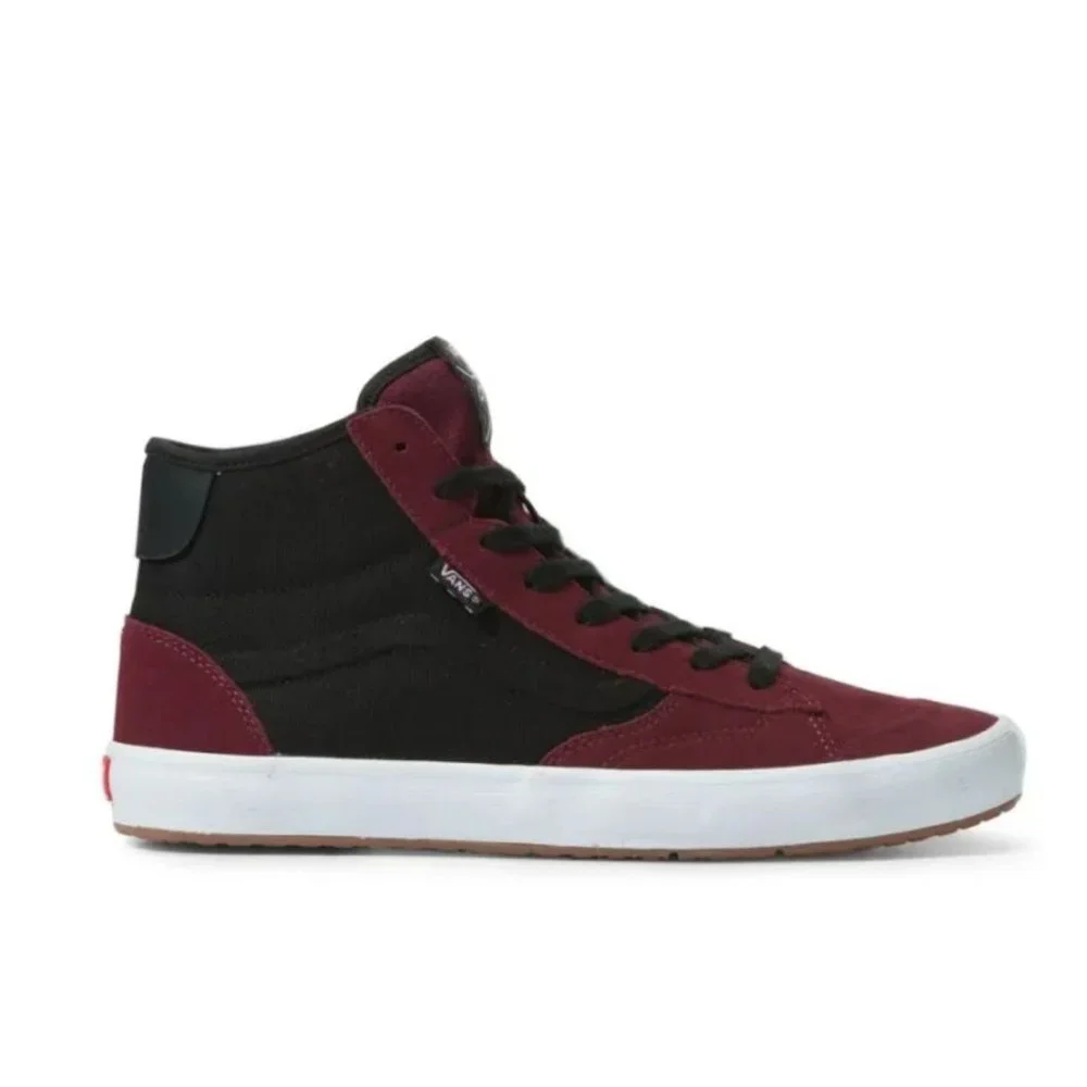 Vans Women SK8-Hi MTE Burgundy/BLACK Hi Top Sneakers  Size 9